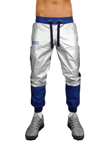 Raw Nylon Pants 69 Blue