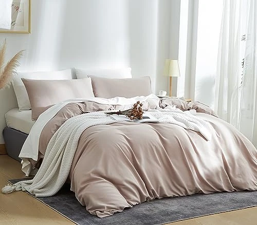 HIVER▐ CH▐ (260 x 240 cm - Taupe) Michorinee Housse de Couette