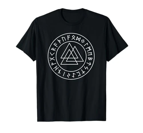 Germanic Viking Rune Symbol Valknut Viking T-Shirt