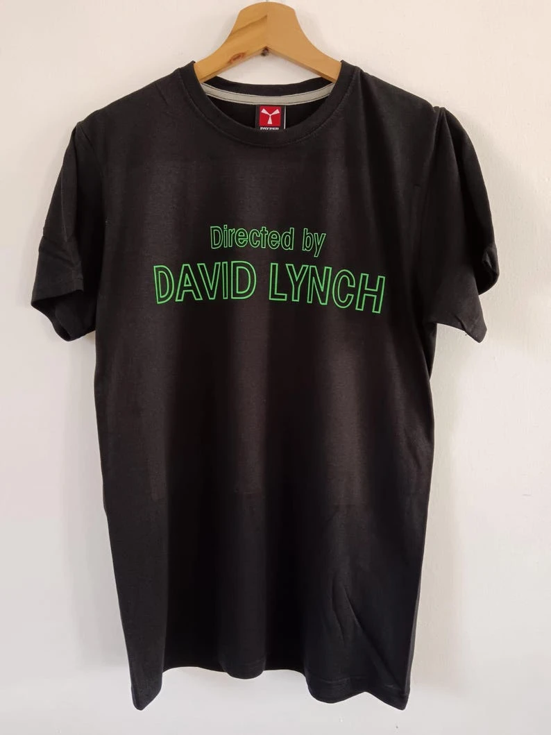 Réalisé par DAVID LYNCH Twin Peaks cinema t-shirt homme femme noir
