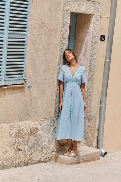 Robe Tristane bleue