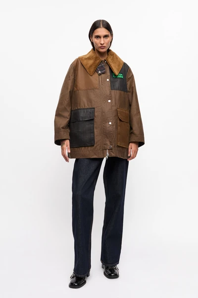 Duffle-coat GANNI x Barbour Waxed