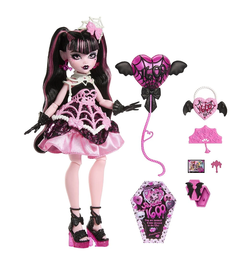 monster high-draculaura anniversaire monstrueusement mémorable-poupée