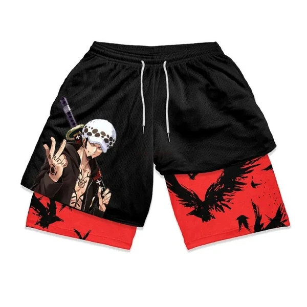 One Piece Gym Shorts Quick Dry Sports Comfortable | One Piece Universe Store