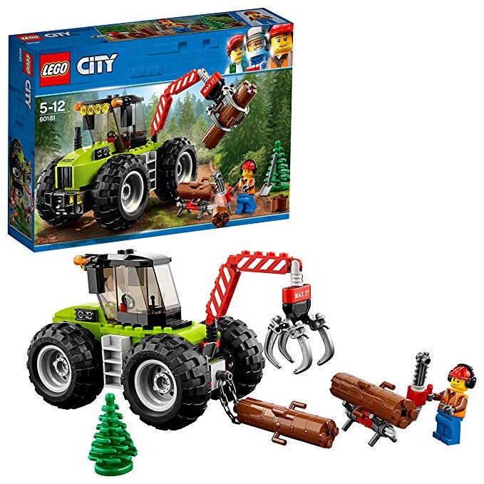LEGO City - Le tracteur forestier - 60181 - Jeu de Construction: LEGO:  .fr: Jeux et Jouets