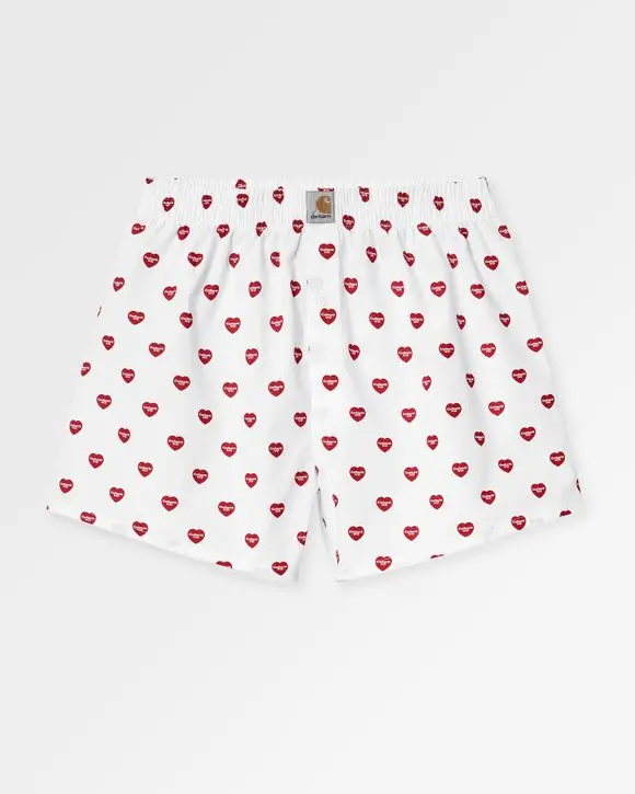 Carhartt WIP Cotton Boxer Red/White  | BSTN Store