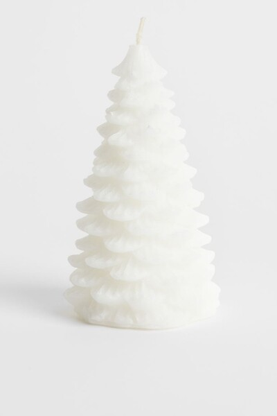 Bougie en forme de sapin