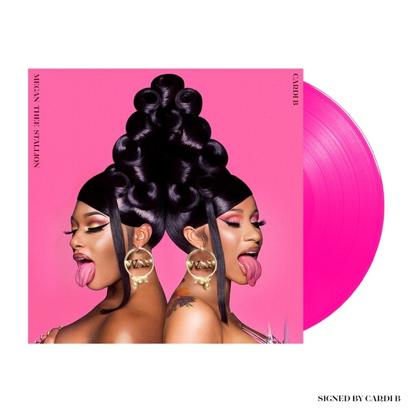 WAP Limited Edition Signed Coloured Single LP (Pink)