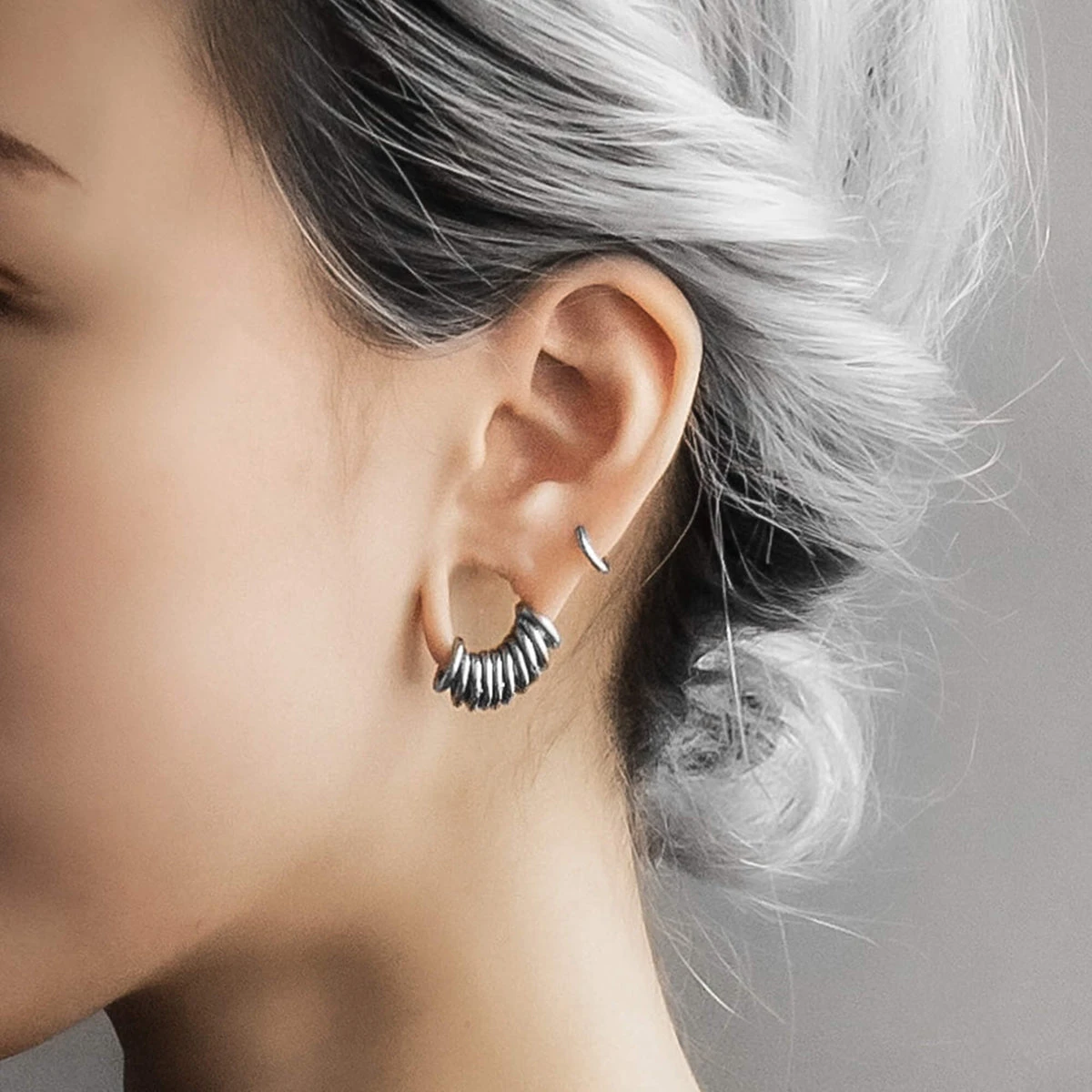 Classic Piles d’anneaux en acier en titane