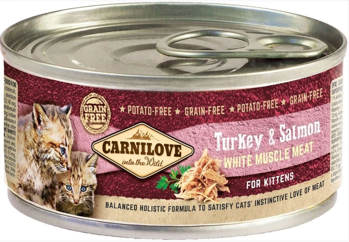 Pâtée CARNILOVE Kitten Dinde & Saumon pour Chaton