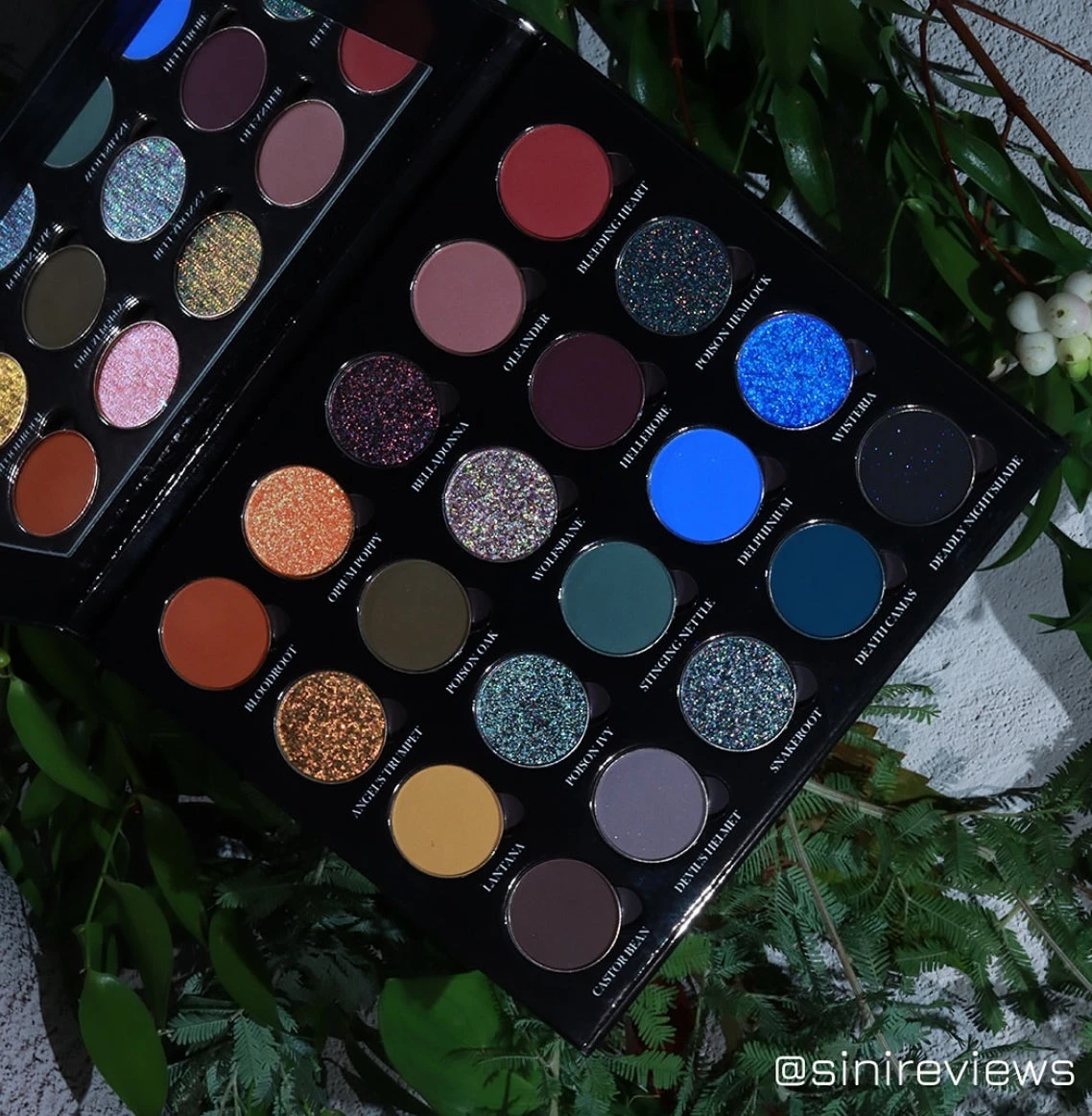 Palette d'ombres à paupières Poison Garden