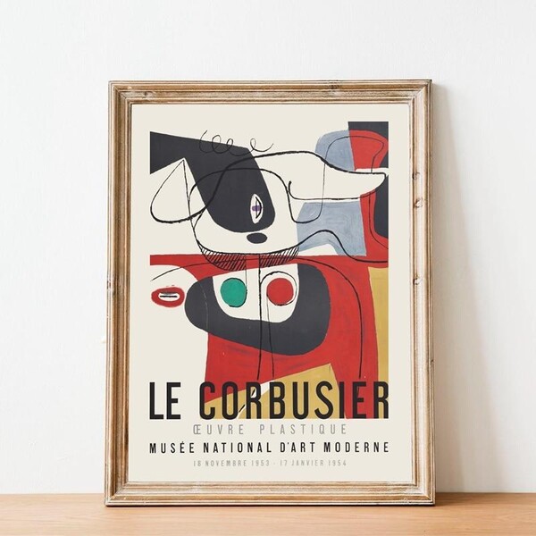 Affiche Le Corbusier