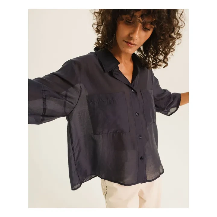 Chemise Eather | Bleu nuit