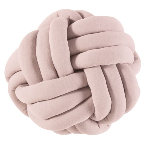 Coussin nœud rose 25x25 | Maisons du Monde