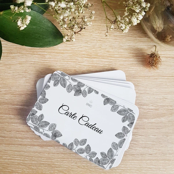 Carte cadeau de la boutique chez Emmy
