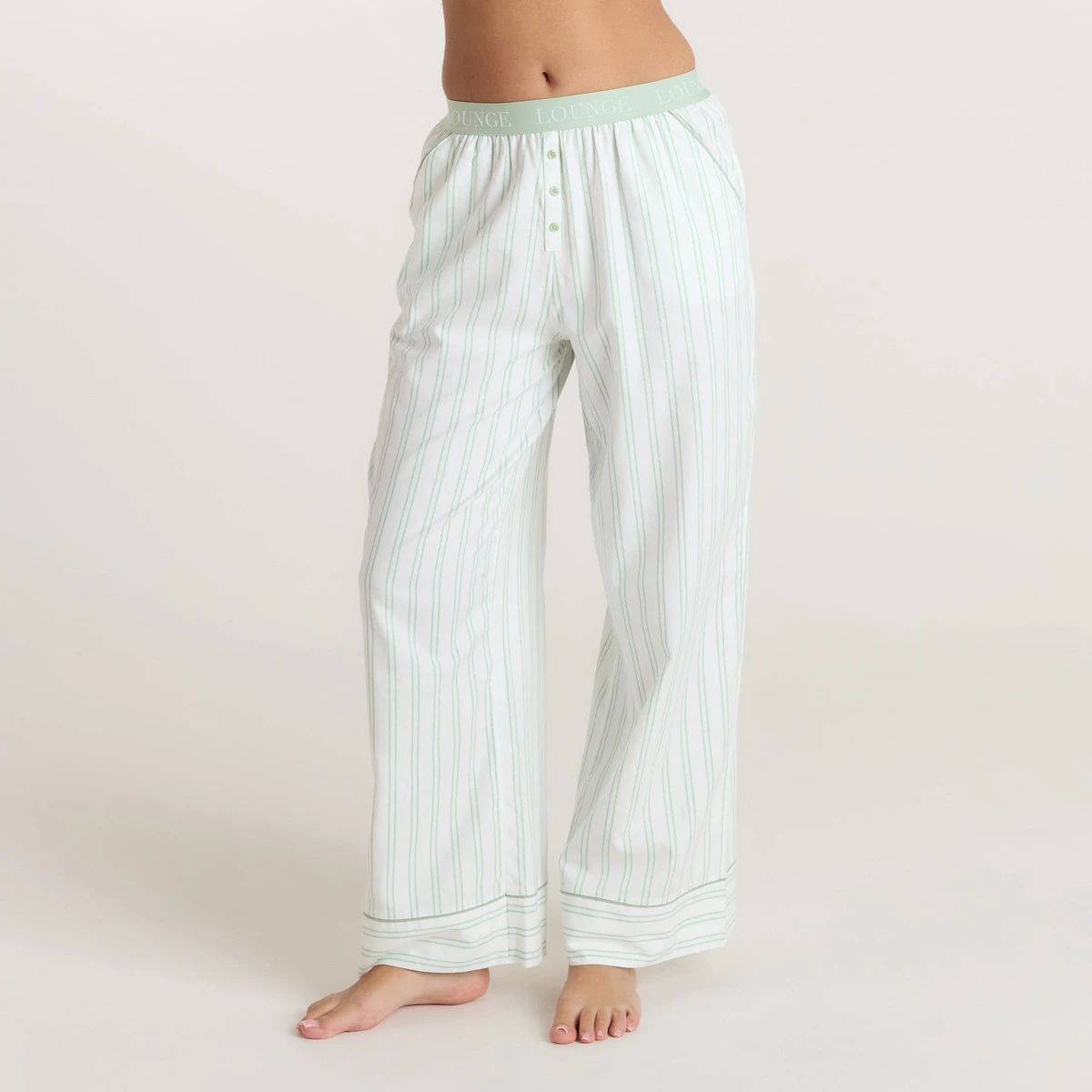 Pantalon de Pyjama Henley Gui - Sauge