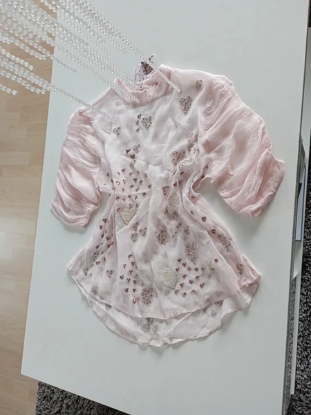 Wunderschöne Bluse Herzen