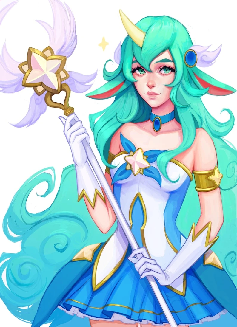 Soraka Art Prints from Star Guardians League Of Legends