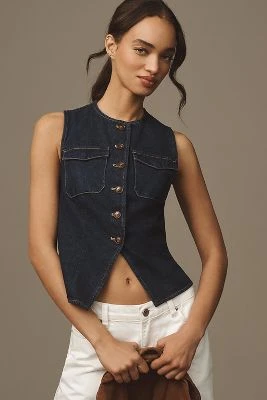 Gilet en Denim Taillé Mare Mare
