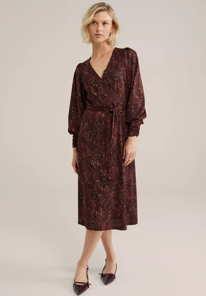 Robe de jour - burgundy red