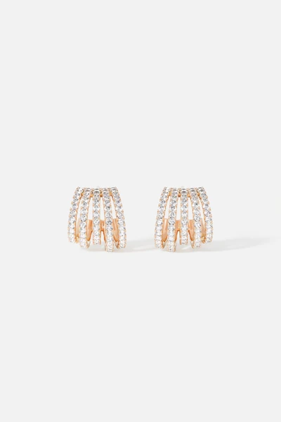 Boucles d'oreilles 5 Anneaux APM Monaco