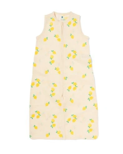 gigoteuse bébé sans manches mousseline 0,5 tog jaune