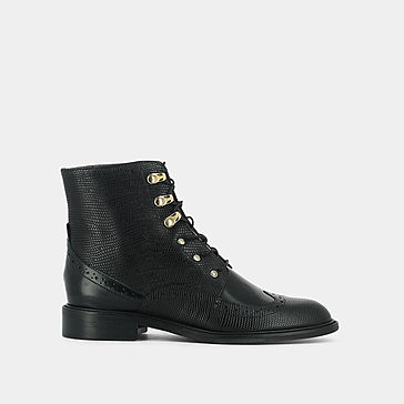 Jonak - Boots à lacets et détails en métal