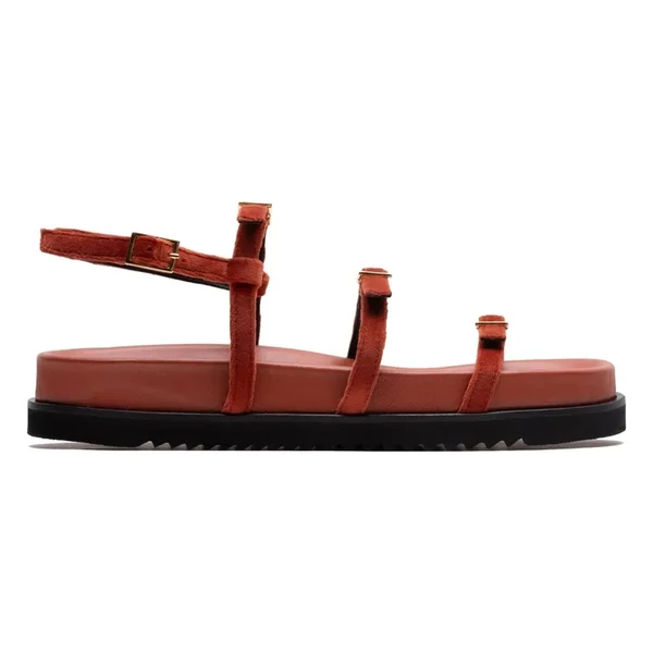 Sandales Fines Brides | Orange