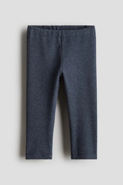 Legging en coton côtelé