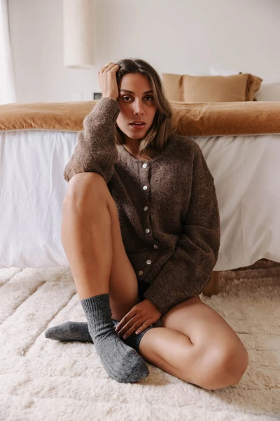 Gilet Lova noisette