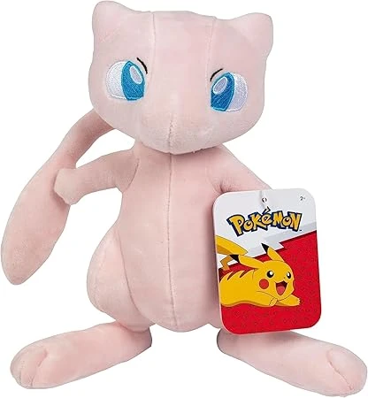 Pokémon- Peluche Mew- Peluche de 20 cm- Détails Authentiques- Jouets pour Enfants