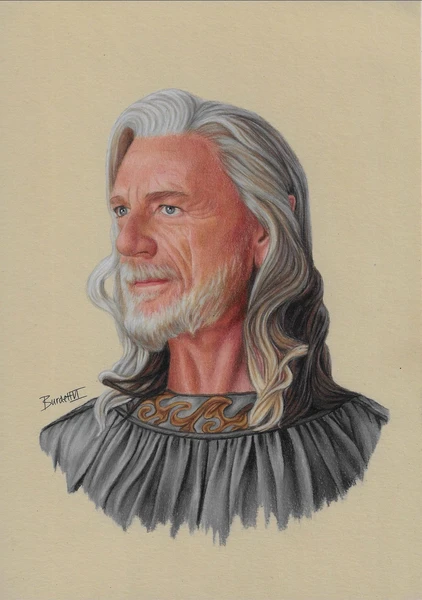 CÍRDAN THE SHIPWRIGHT - The Lord Of The Rings - The Rings Of Power - Portrait A5 Art Prints Lotr Gift
