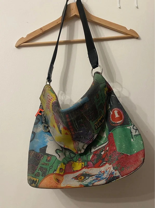 Colorful Roberto Cavalli Leather Bag