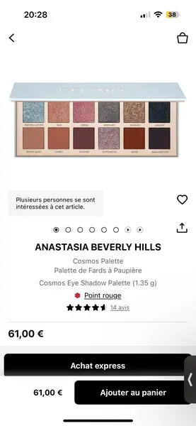 Cosmos Palette - Palette de Fards à Paupière