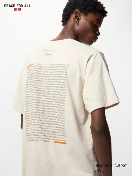 T-shirt PEACE FOR ALL (Akamai) pour Homme | UNIQLO FR