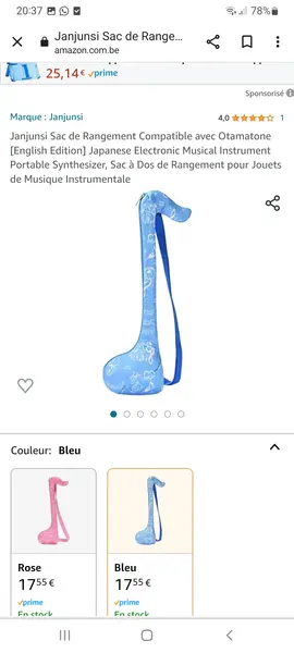 Sac rangement otamatone