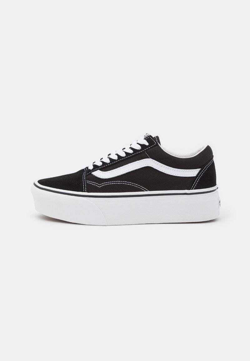 OLD SKOOL STACKFORM - Baskets basses - black/true white