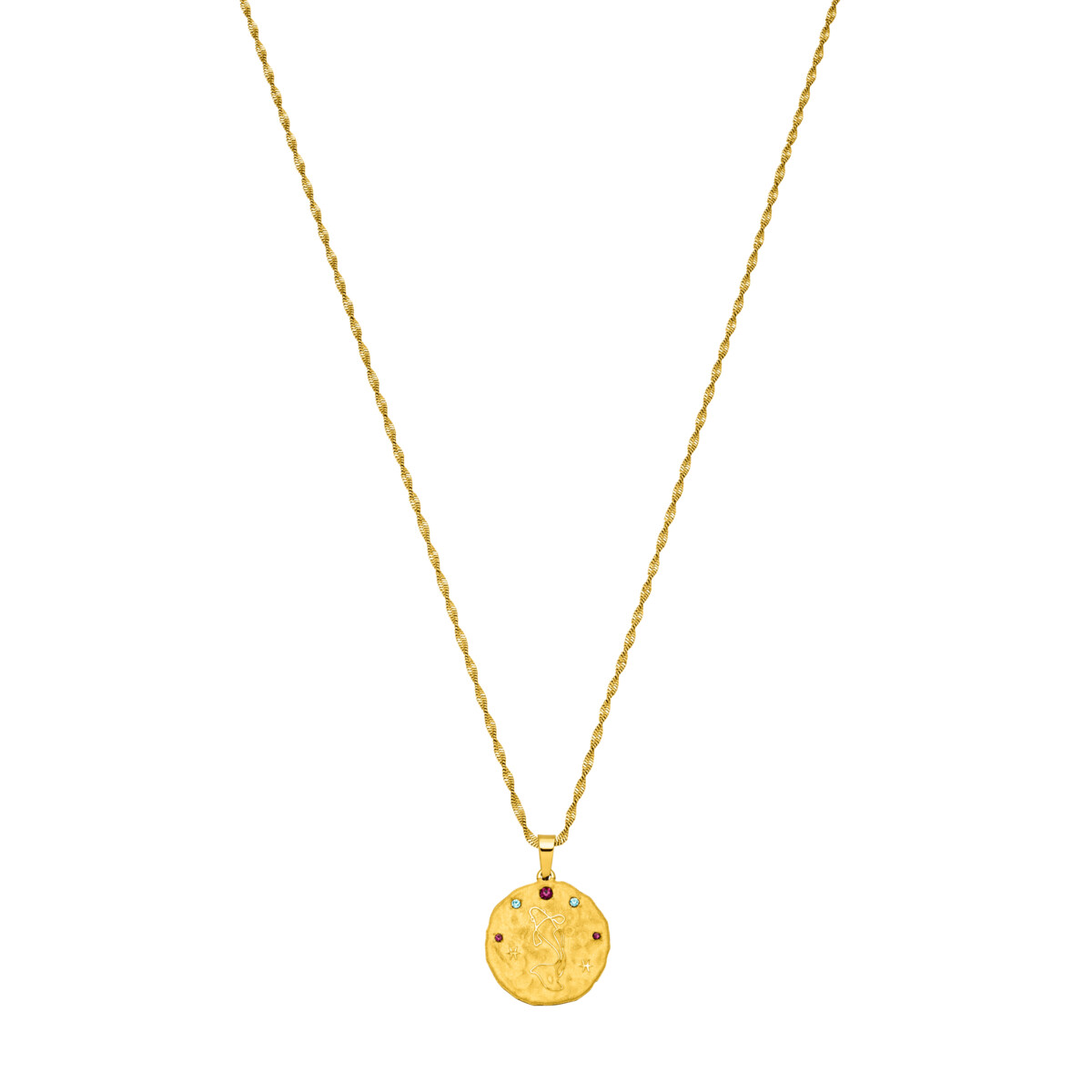 Collier Zodiac Coin Poisson