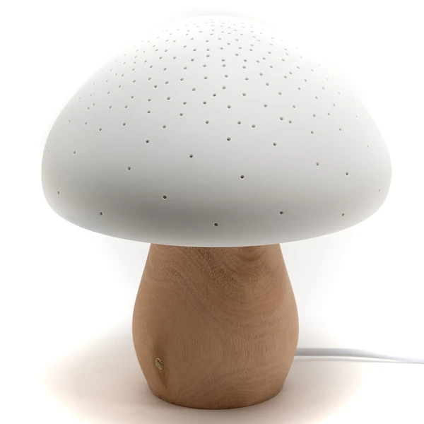 Lampe Champignon - Blanc