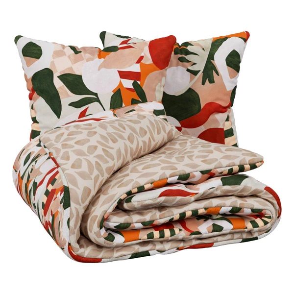 Parure de lit imprimée "Atisi"