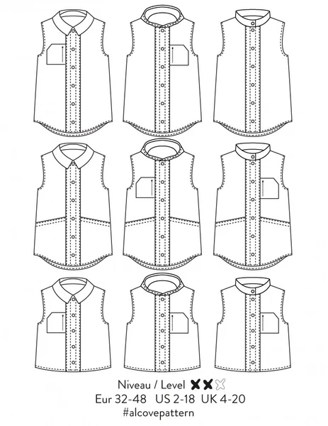 Patron Atelier Scämmit Veste - Alcôve