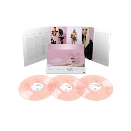 Nicki Minaj - Pink Friday: Exclusive Pink Translucent Colour Swirl Vinyl 3LP - Recordstore