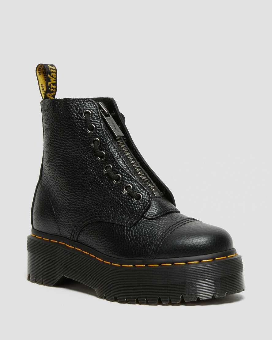 DR MARTENS Boots plateformes Sinclair en cuir Milled Nappa