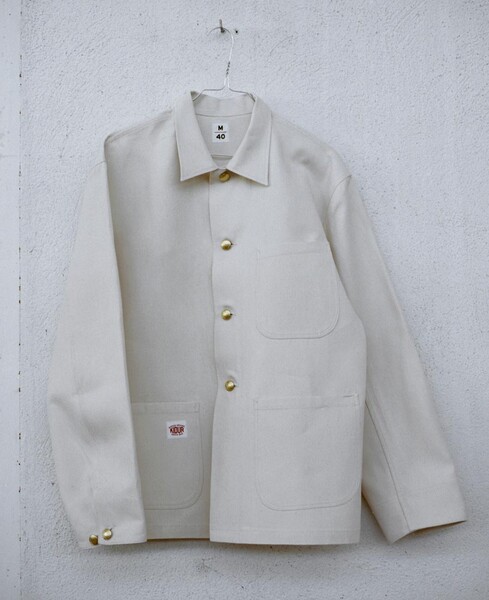Off-white basketweave ‘41 jacket| Kidur