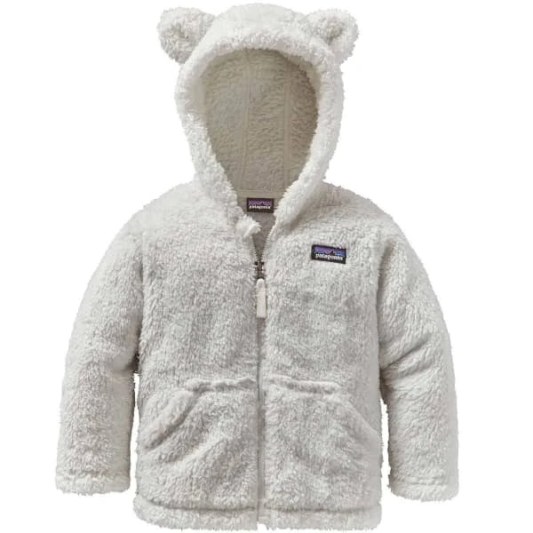 PATAGONIA BABY FURRY FRIENDS HOODY BIRCH WHITE 24