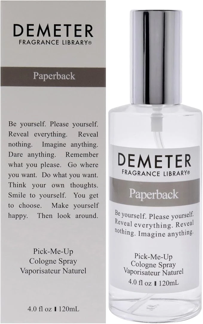 Demeter Paperback for Unisex 4 oz Cologne Spray