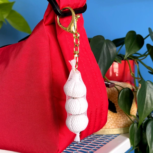 GARLIC PRODUCE BAG *BAG CHARM*