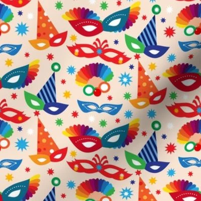 Purim Carnival pattern 4 Fabric | Spoonflower