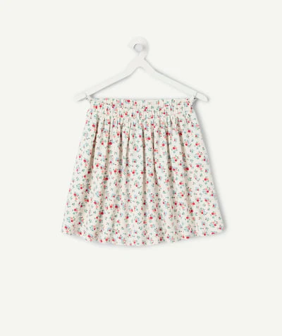 Jupe fille imprimé floral