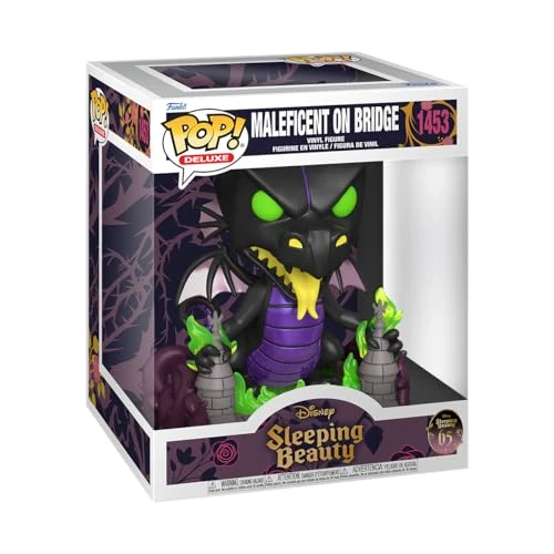 Funko Pop! Deluxe: Maleficent on Bridge - Sleeping Beauty - la Belle Au Bois Dormant - Figurine en Vinyle à Collectionner - Idée de Cadeau - Produits Officiels - Jouets pour Les Enfants et Adultes